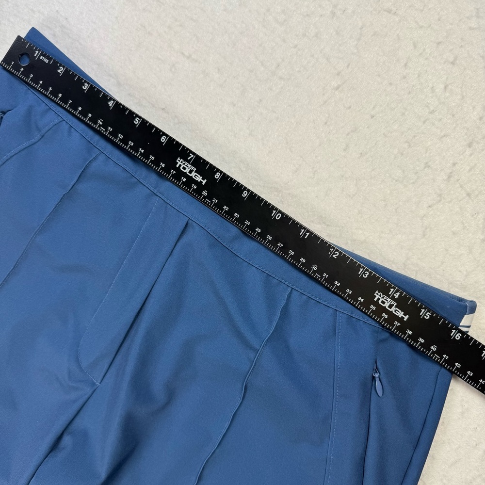 Lucky In Love Women’s L Blue Pull‑On Golf Shorts 9” Stretch - Picture 8 of 12